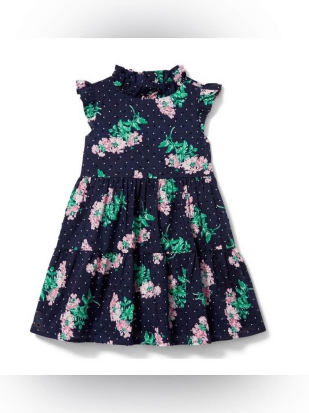 Janie and Jack Floral Tiered Dress